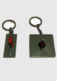 Miniature keychain plastering set